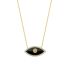 EYE OF LOVE NECKLACE-BLACK ONYX