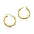 TWISTED HOOP EARRING