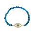 BLUE BEADED EYE BRACELET