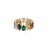 PEAR RAINBOW RING