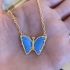 TURQUOISE BUTTERFLY NECKLACE