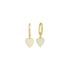 DANGLING HEART EARRING