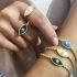 GOLD EYE OF LOVE BRACELET