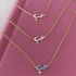 TINY LOVE NECKLACE-GOLD-Gold