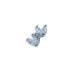 TWO MARQUISE STONES STUD EARRING