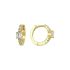 MINI HOOP EARRING WITH STONE
