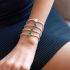 GREEN HEART TENNIS BRACELET