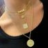 KING OF BEASTS COIN NECKLACE