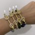 HANADI'S GOLD BEADED BRACELET-1