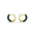 MINI GREEN HOOP EARRING