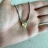 YELLOW HEART TENNIS NECKLACE