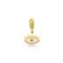 MINI ENAMEL EYE CHARM-PINK