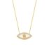 EYE OF LOVE NECKLACE-MOTHER OF PEARL