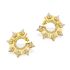 MARQUISE CURVED EARRING