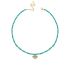 TURQUOISE BEADED EYE NECKLACE