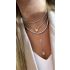 WHITE TENNIS NECKLACE -3MM