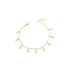 DANGLING BAGUETTE STONES ANKLET