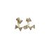 TRIANGLES EAR JACKET EARRING