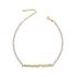 WHITE BEADED ANKLET