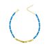BLUE BEADED ANKLET