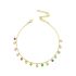 DANGLING BABY ENAMEL HEARTS ANKLET