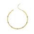 HERRINGBONE CHAIN ANKLET WITH HEARTS