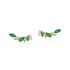 WHITE-GREEN MARQUISE EARRING
