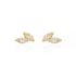 TWO STONES MARQUISE STUD EARRING