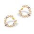 RAINBOW PASTEL MULTI SHAPE STONES EARRING