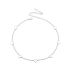 WHITE ENAMEL HEARTS CHOKER