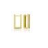 RECTANGLE HOOP EARRING