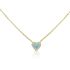 TINY ENAMEL HEART NECKLACE