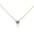 TINY ENAMEL HEART NECKLACE
