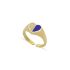 PINKY ENAMEL HEART RING