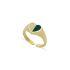 PINKY ENAMEL HEART RING