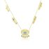 EYE WITH LASHES NECKLACE