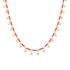DANGLING NEON PINK STARS NECKLACE