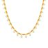 DANGLING NEON ORANGE STARS NECKLACE