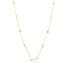 ENAMEL LOVE NECKLACE WITH STARS-WHITE