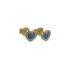 TURQUOISE HEART EARRING